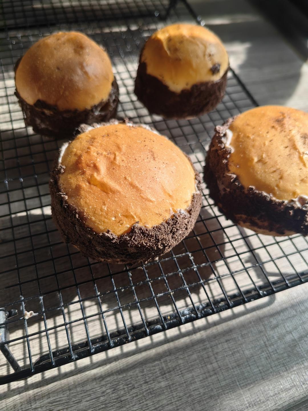 降温友好，烫种基础面团---三种口味奶酪包，香芋、奶盐和奥利奥