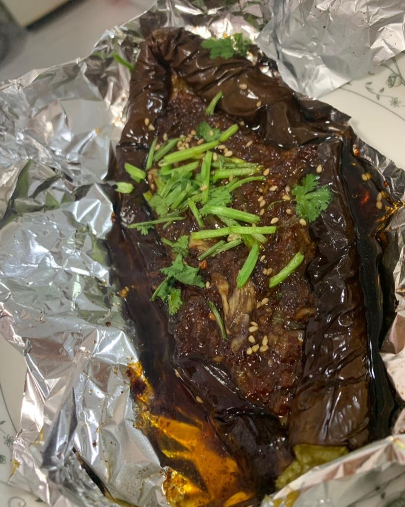 烤茄子（烤箱版）超级简单！