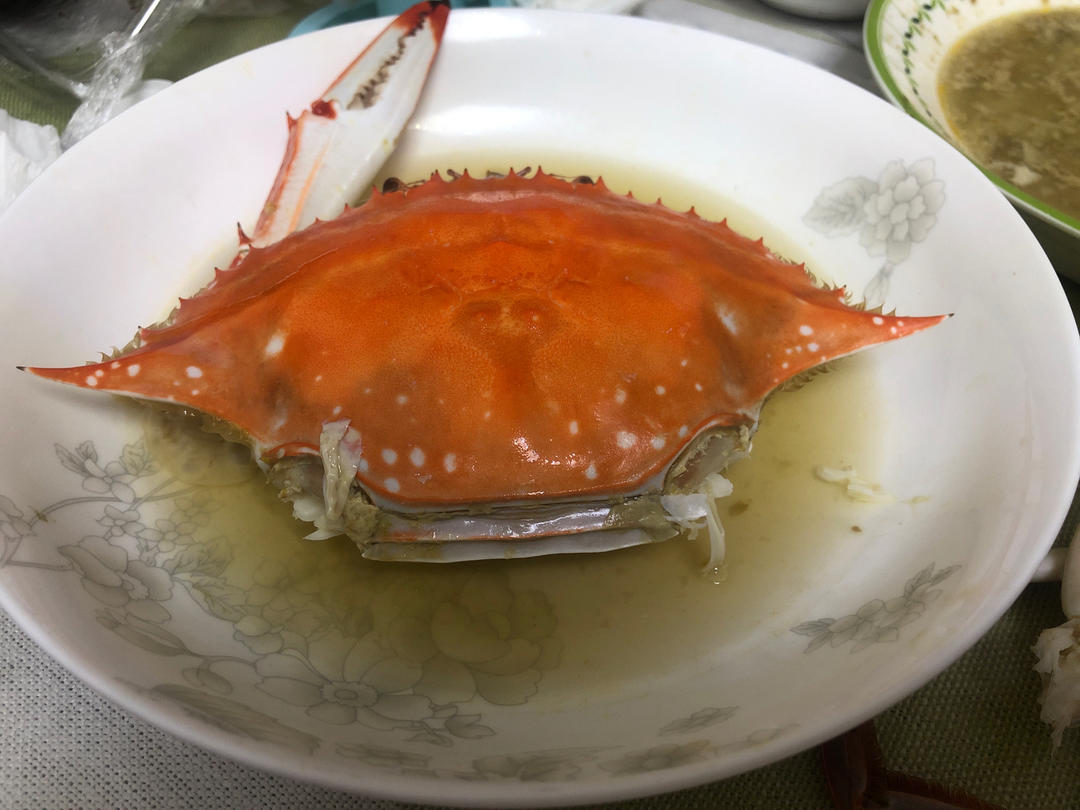 清蒸梭子蟹