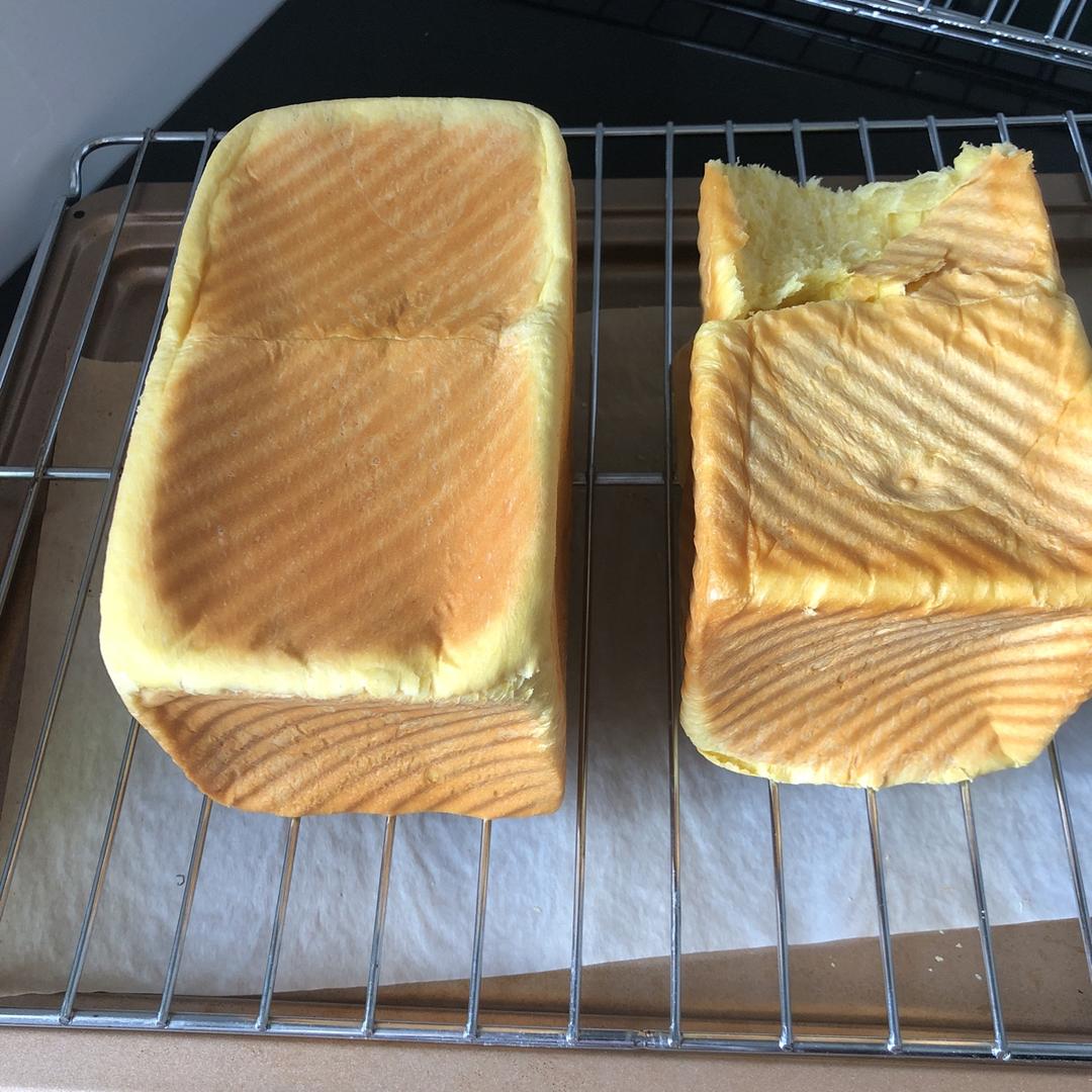 南瓜吐司，奶香南瓜吐司，极致柔软，直接法