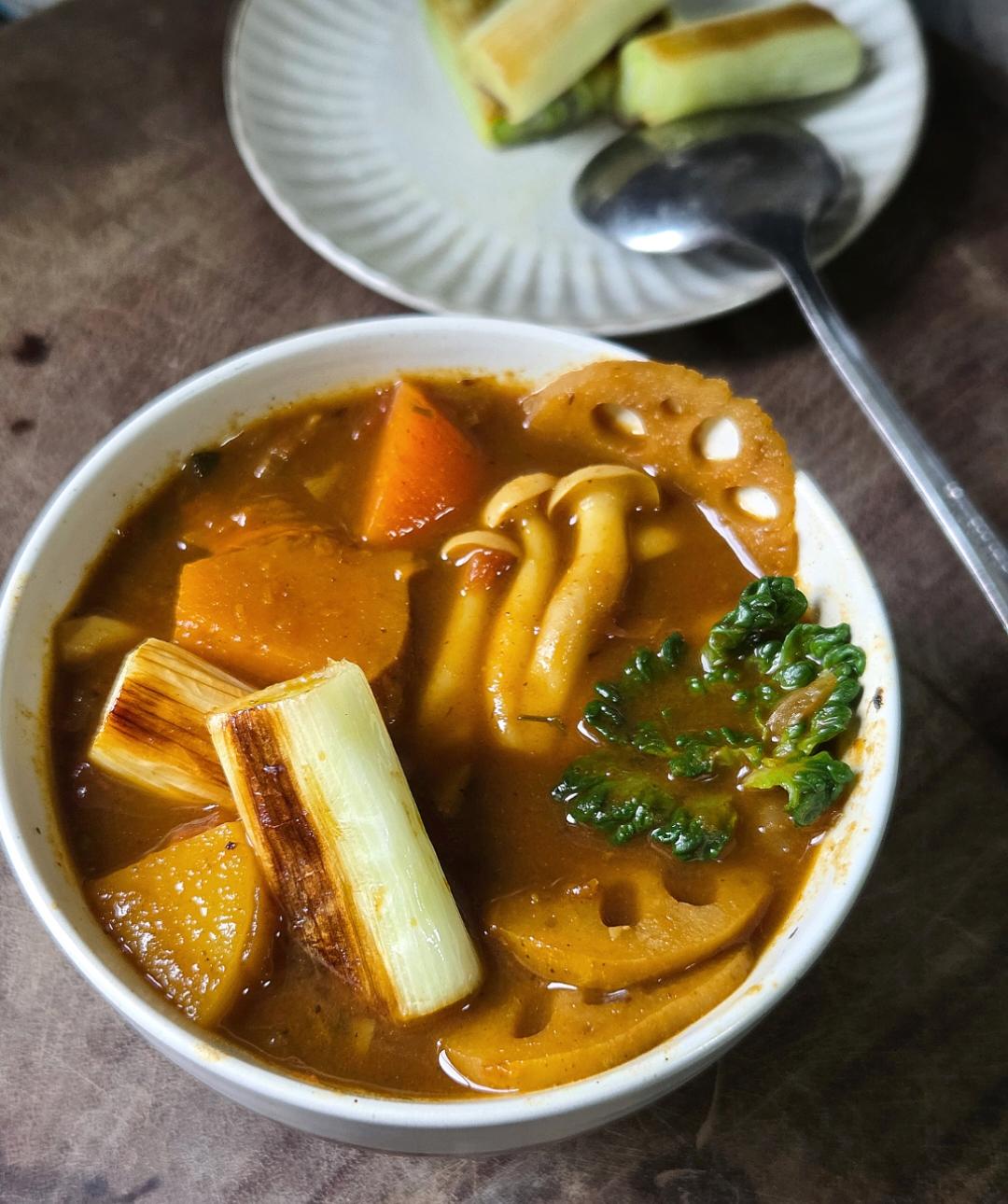 日式汤咖喱—章丘大葱版