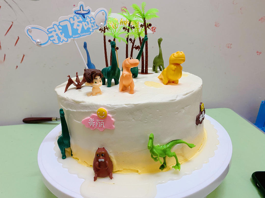 超级简单的味多美同款生日蛋糕（6寸），新手也能高度还原