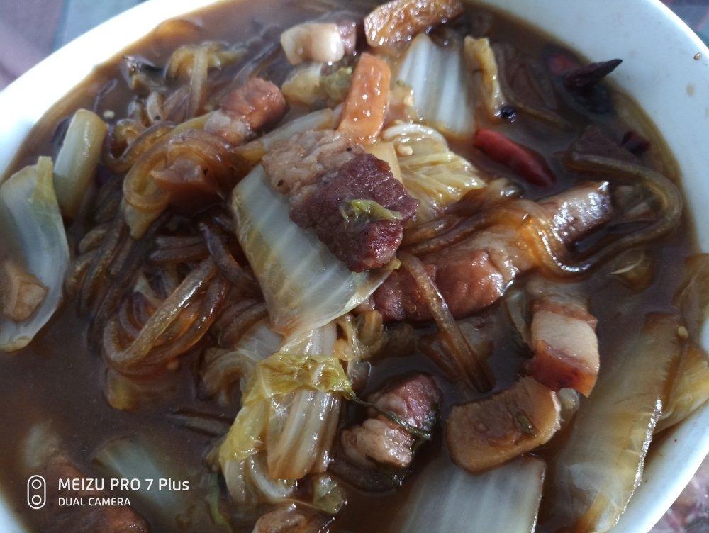 猪肉白菜炖粉条