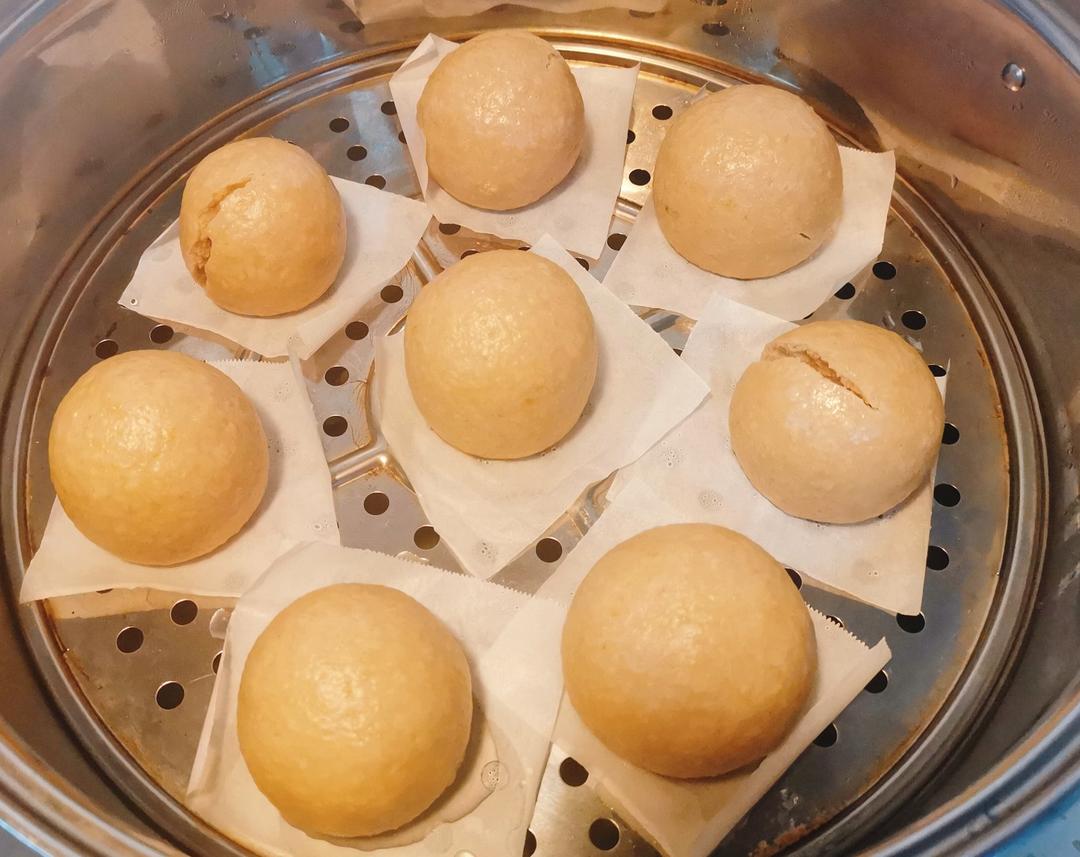 全麦馒头（冷藏隔夜发酵）