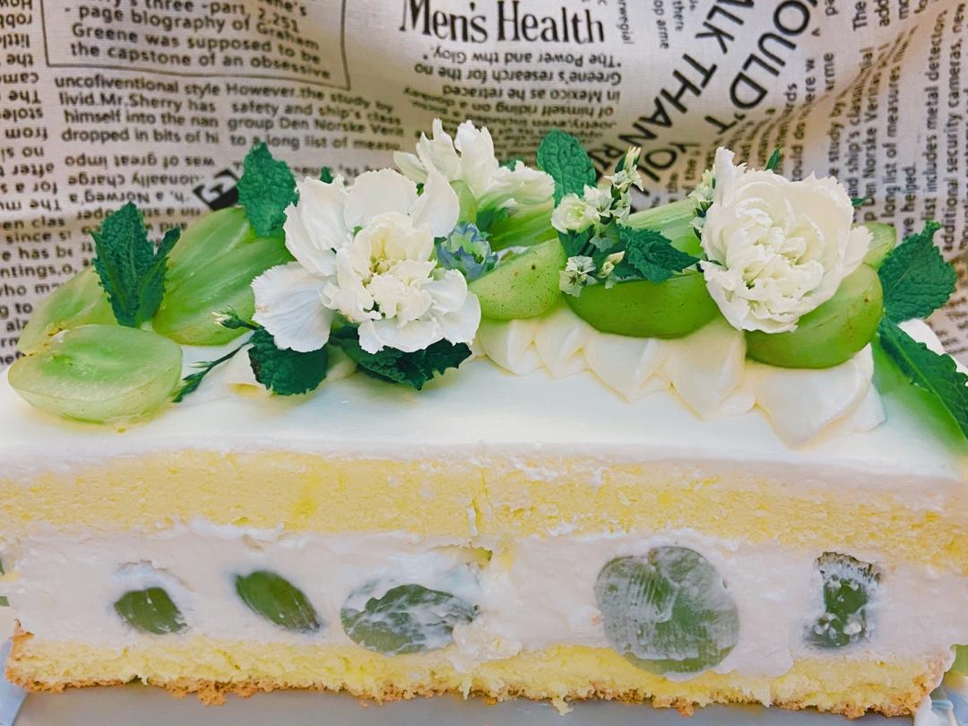 搬运【青提酸奶慕斯蛋糕】—cooking tree