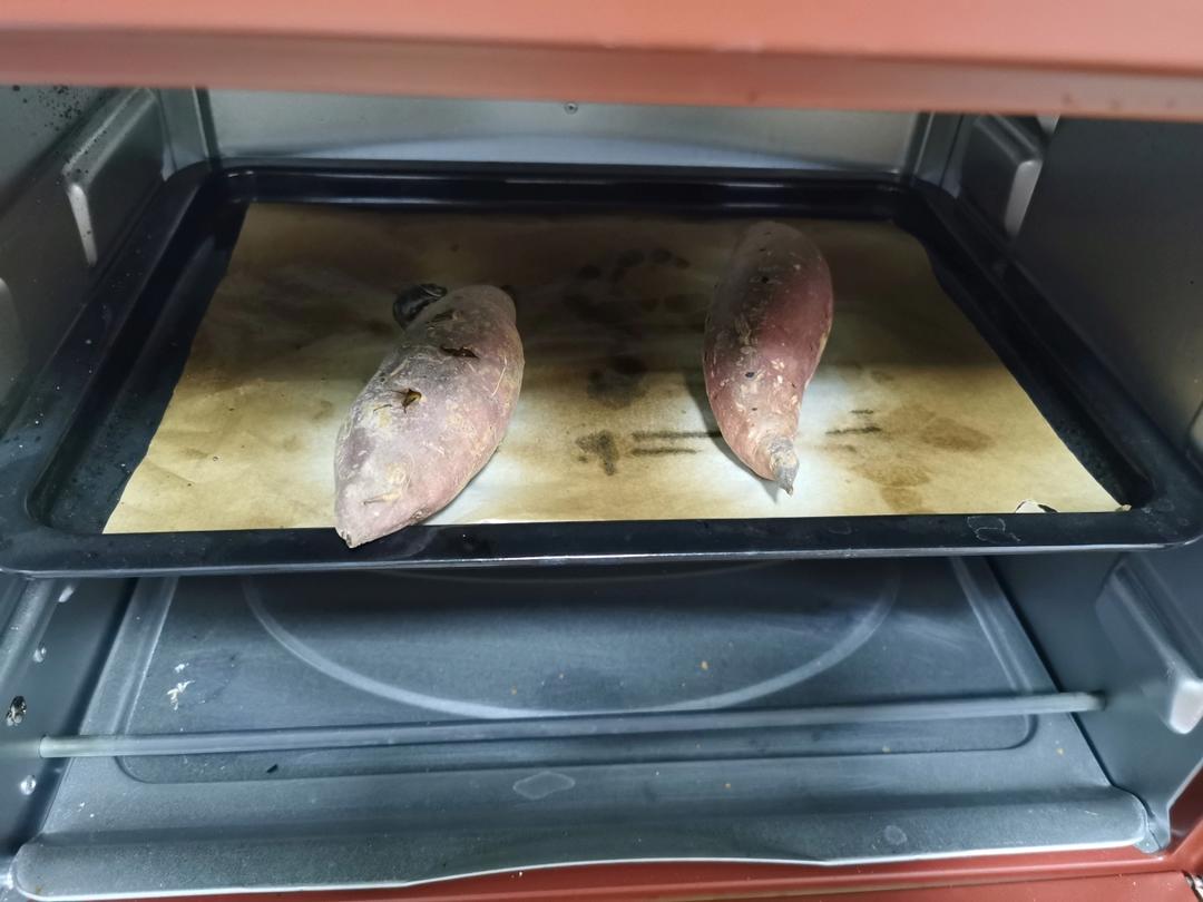 烤箱烤红薯