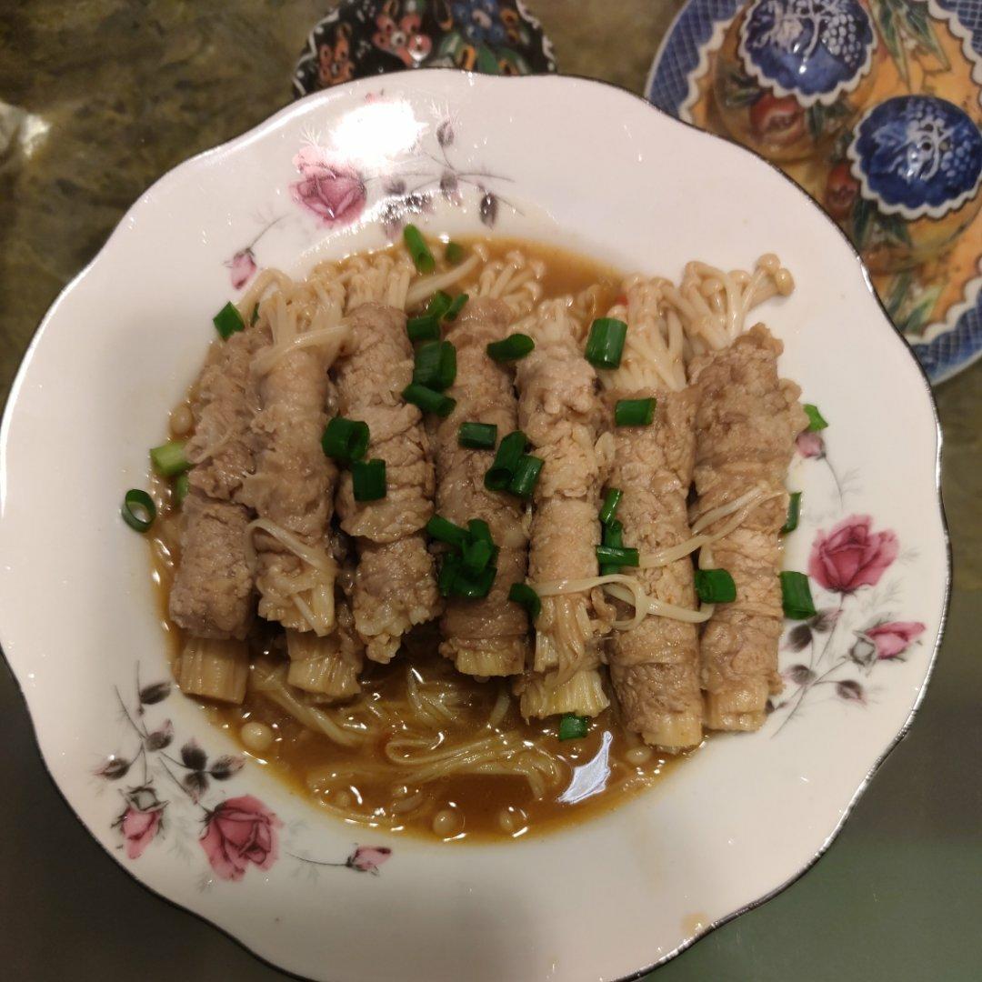 肥牛金针菇卷