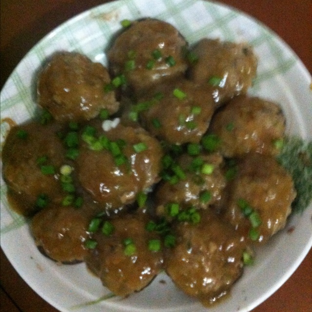 豆腐肉末酿香菇
