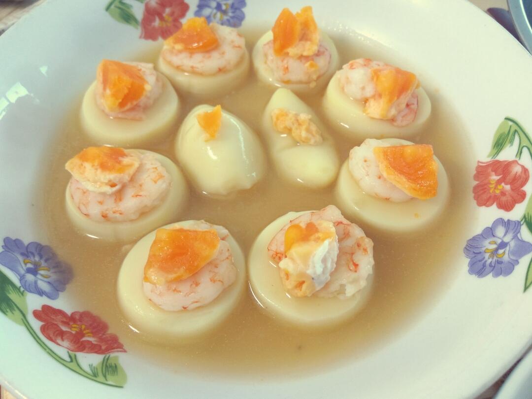 日本豆腐蒸虾仁