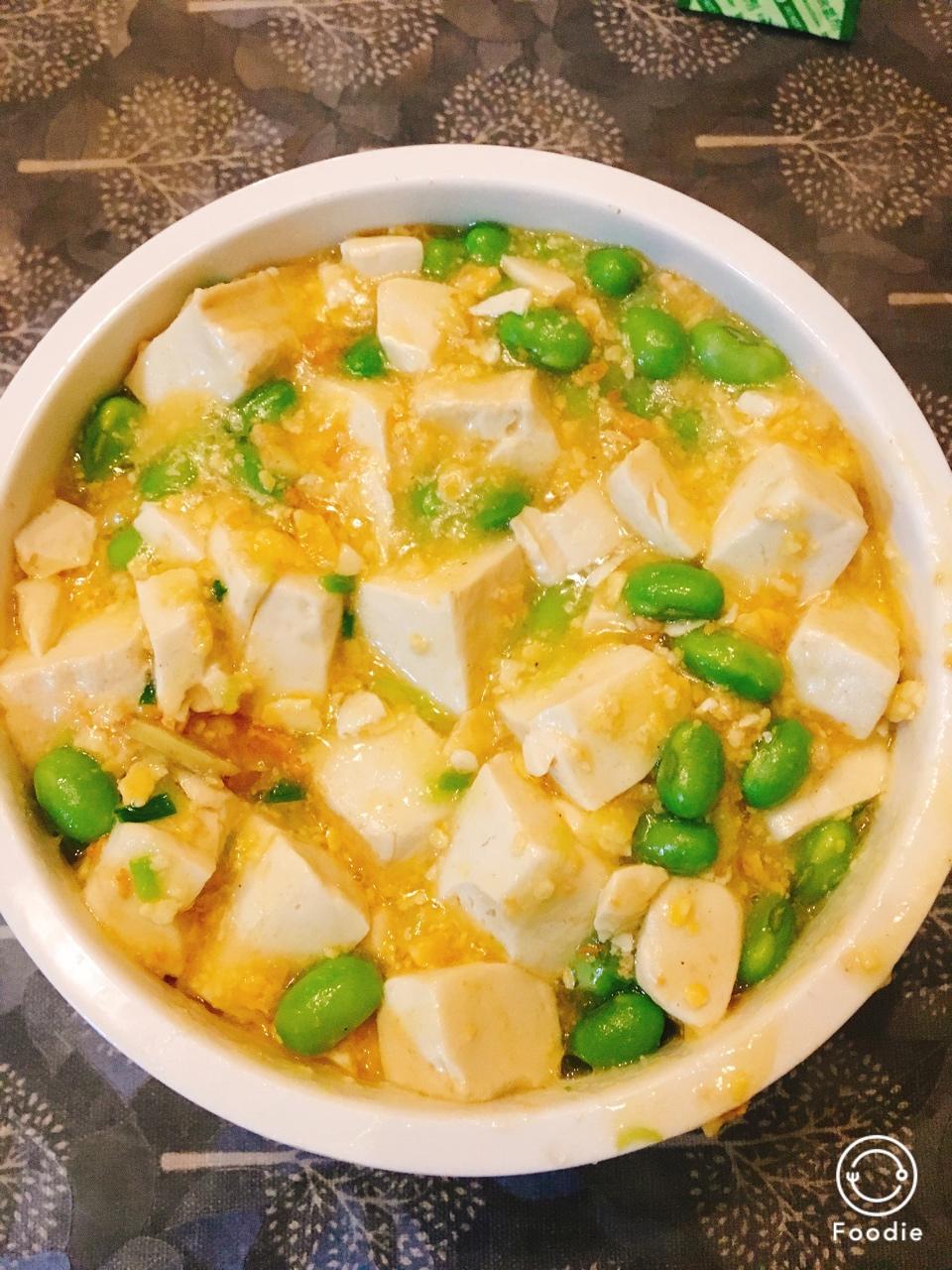 咸蛋黄豆腐