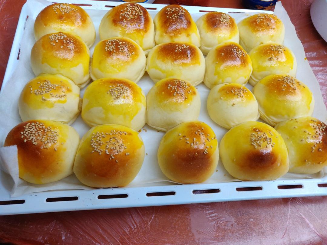 奶黄小餐包-一次发酵超好吃（附快手奶黄馅制作方法）