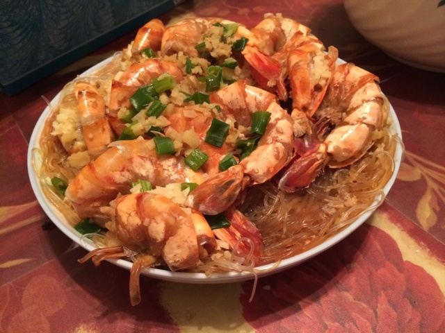 蒜蓉粉丝蒸大虾