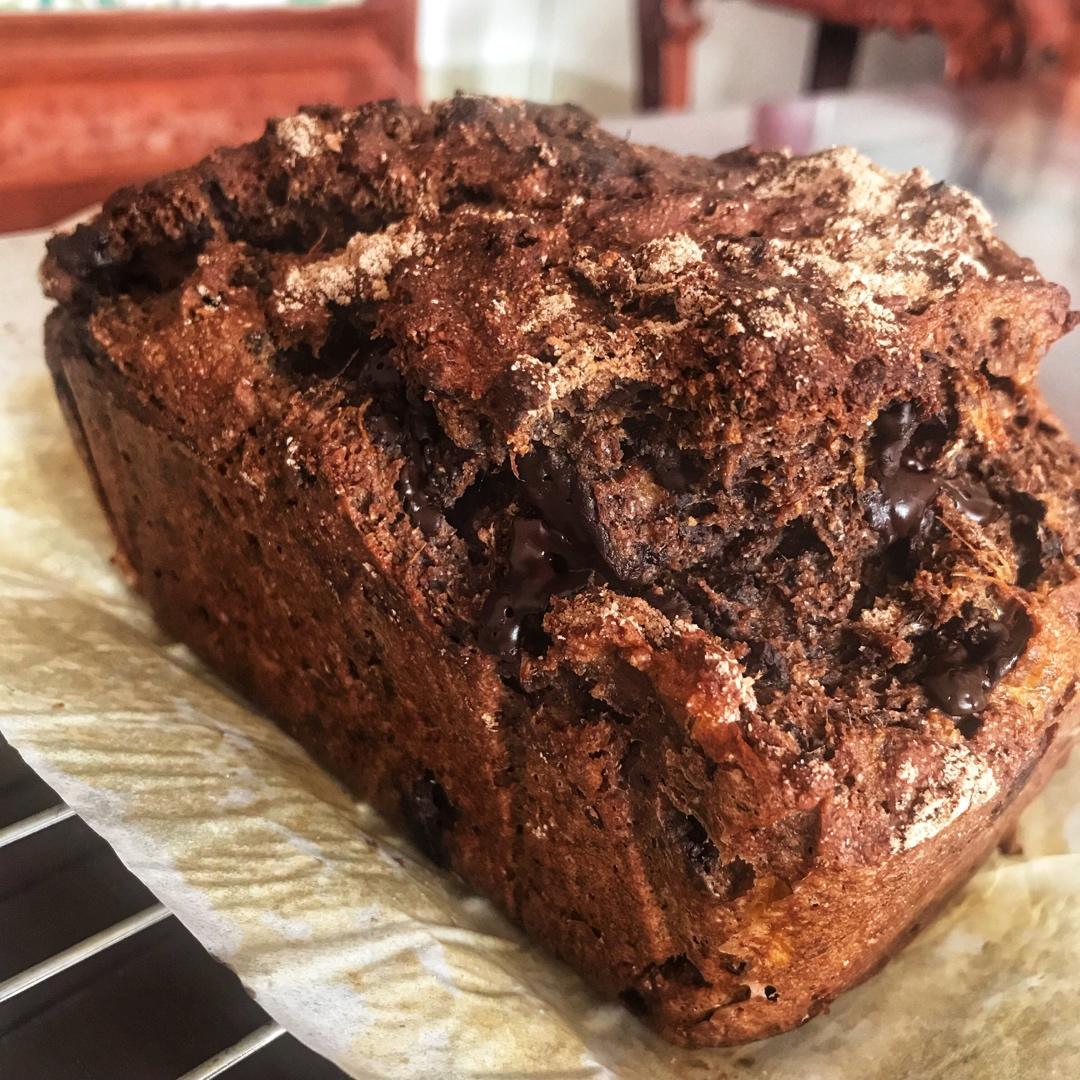 摩卡花生酥全麦快手面包丨健康·烘焙