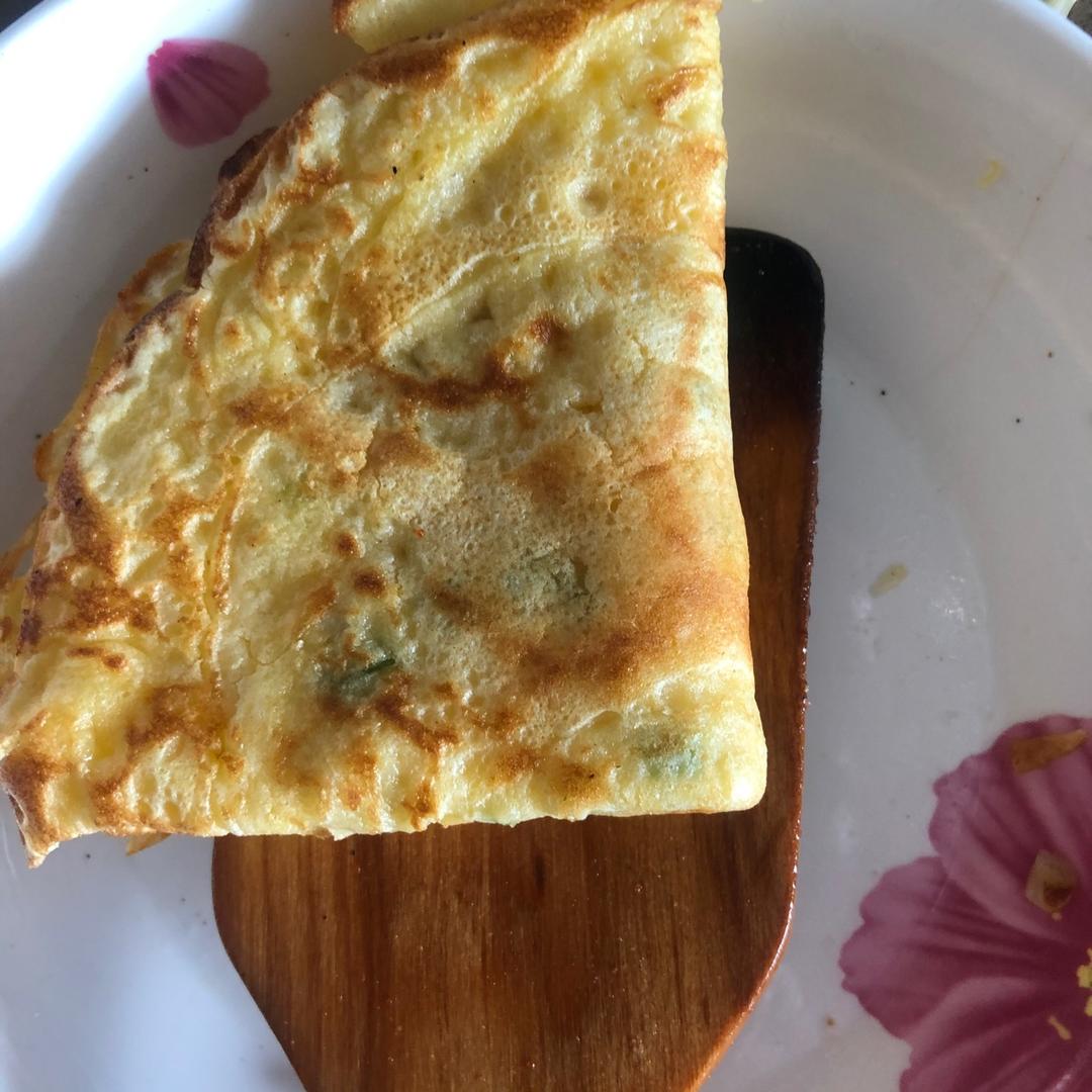 奶香葱花蛋饼（低筋面粉版）