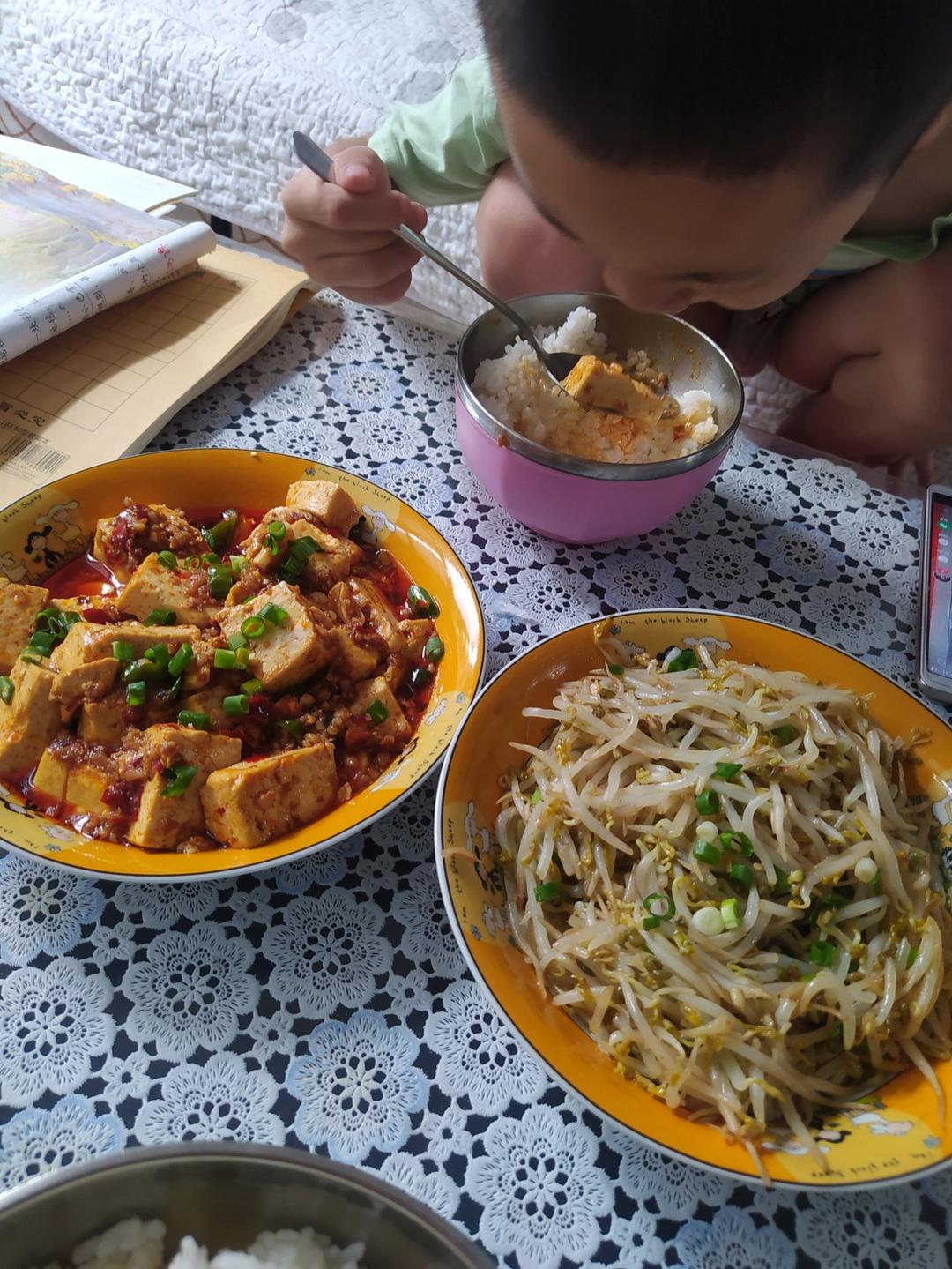 清炒豆芽