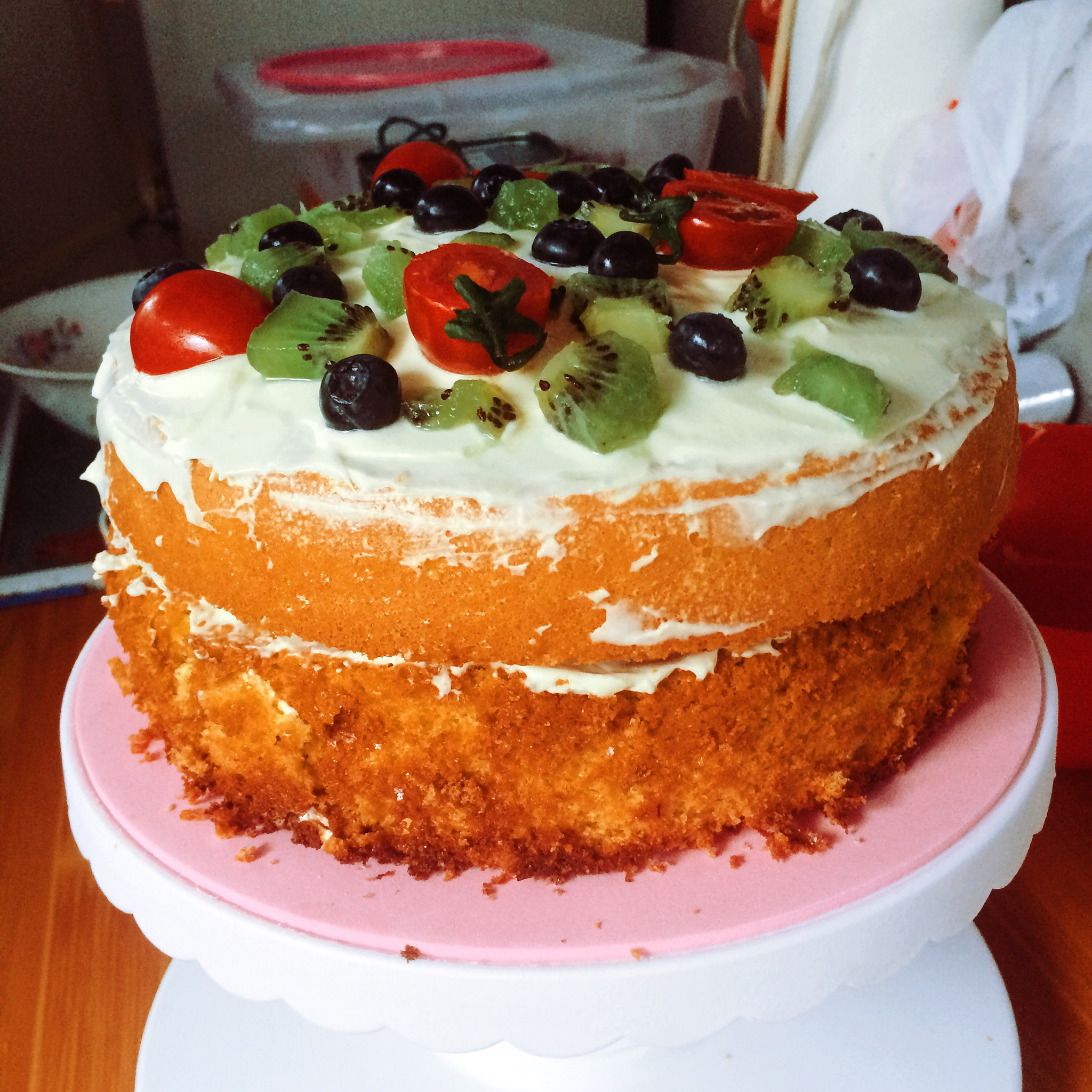 不用裱花也美丽：裸蛋糕