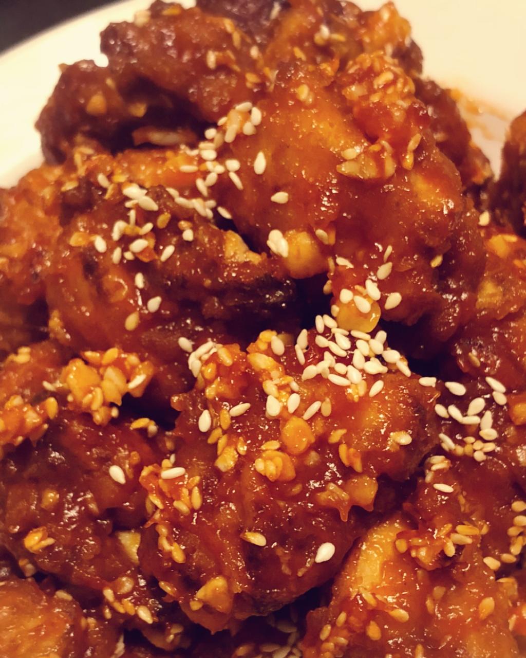 在家吃韩式炸鸡