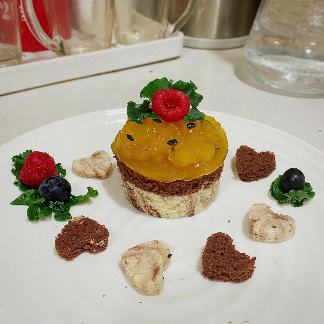 百香果镜面慕斯