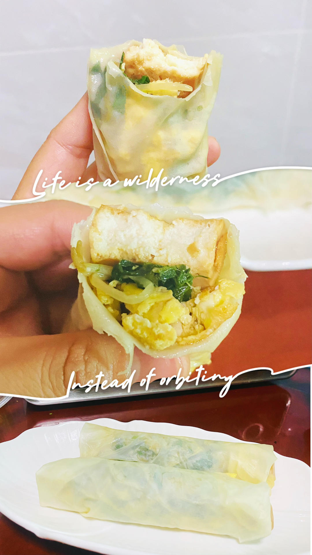 用买来的饺子皮就能做出好吃的春饼！