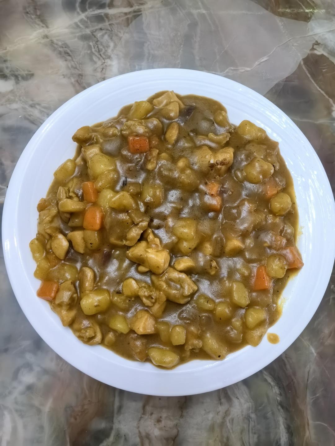 晚饭不费时☞咖喱鸡肉土豆