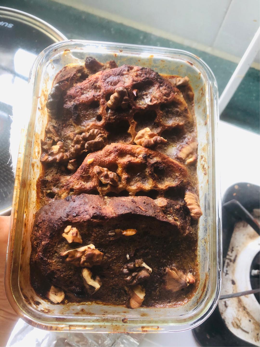健康经济备餐之早餐：香蕉烤布丁的做法