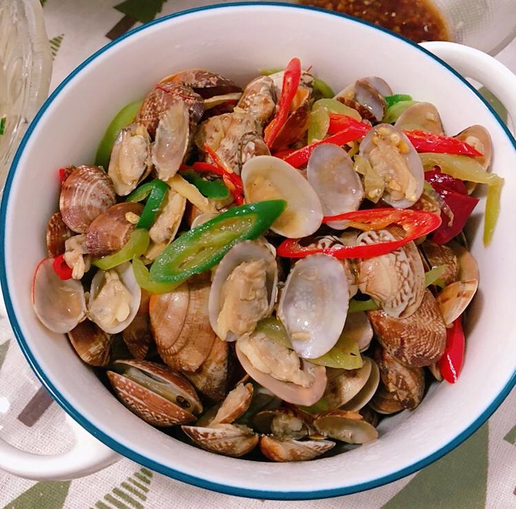 辣炒花蛤