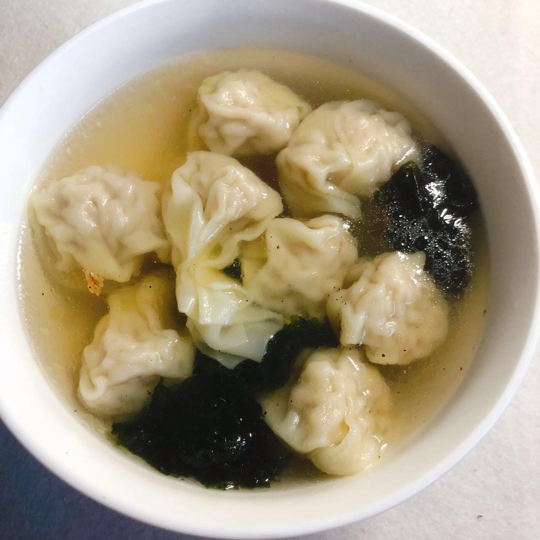 鸡汤馄饨面