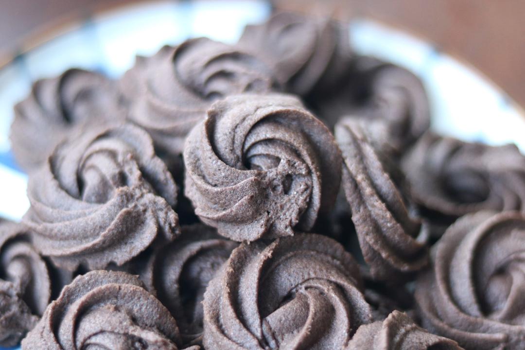 零失败花纹超级立体的黄油曲奇