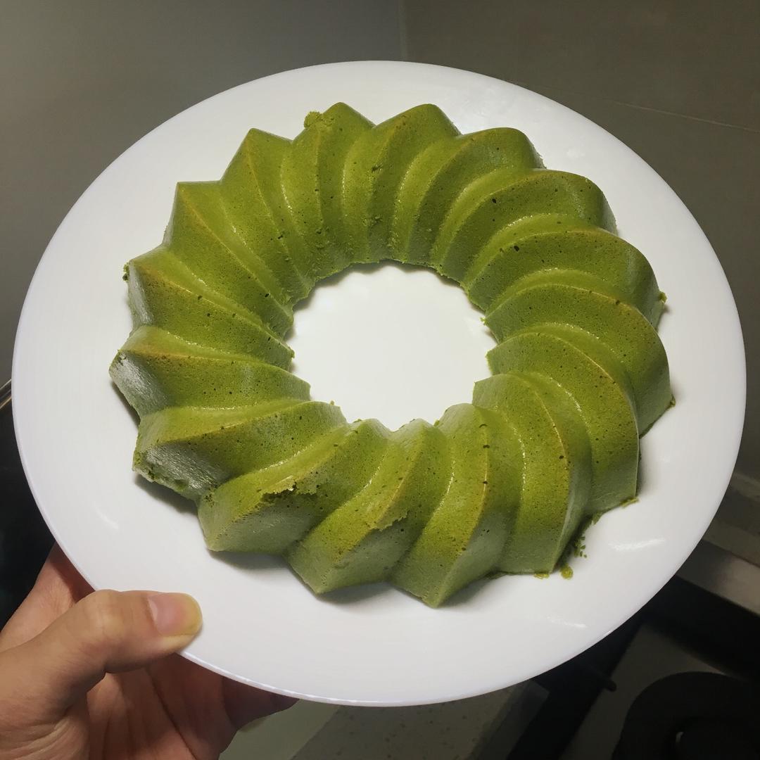 六寸抹茶戚风蛋糕