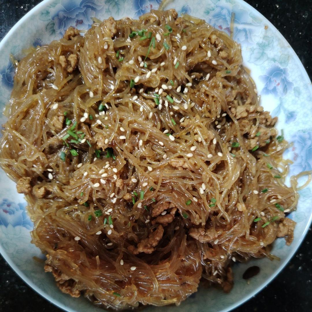 蚂蚁上树(肉末炒粉丝)超下饭‼️十分钟搞定