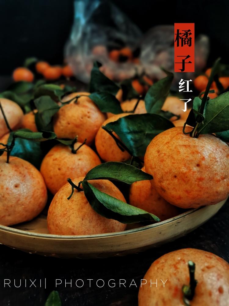 橘子馒头的做法