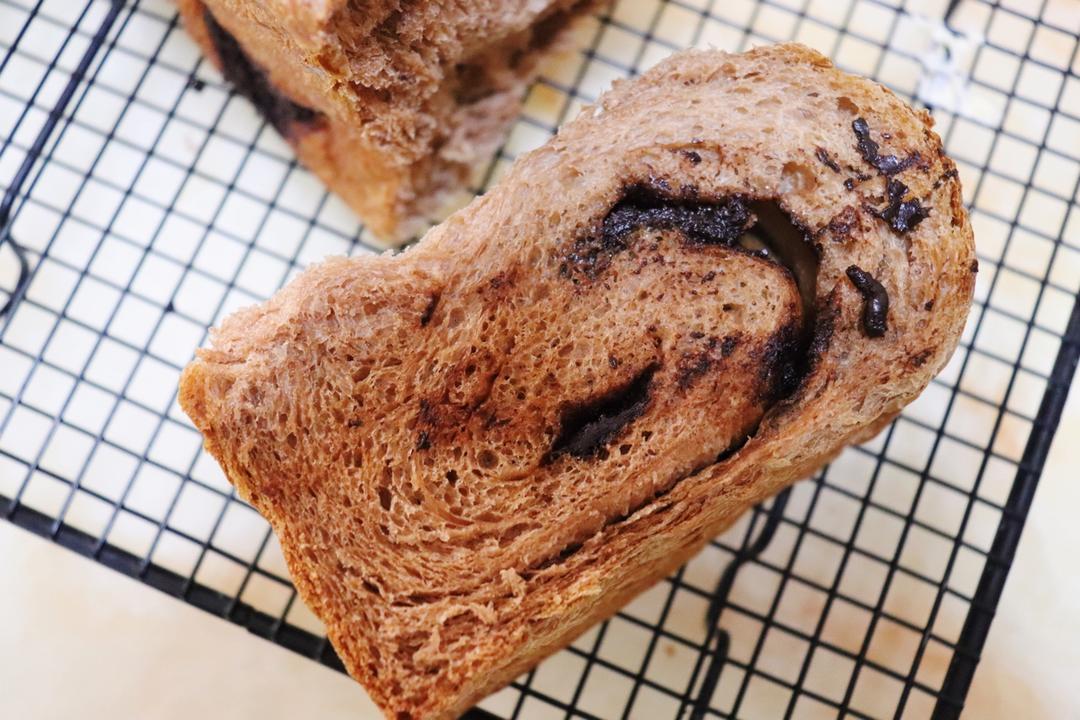 双重巧克力拉丝吐司