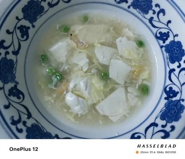 内酯豆腐蛋花汤