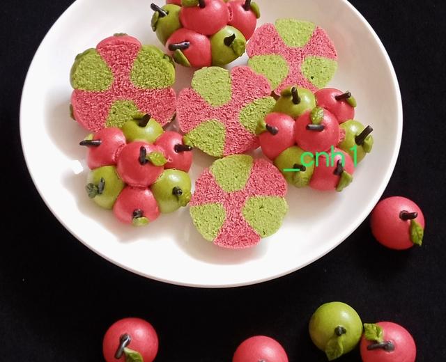 一物两看小苹果馒头(插画馒头 A) *花儿馒头173的做法