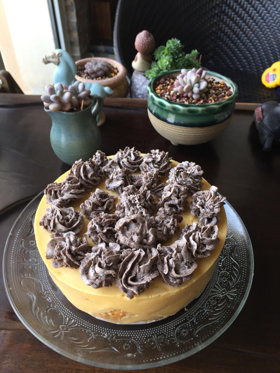 《Tinrry下午茶》教你做芒果流心慕斯（6寸配方）