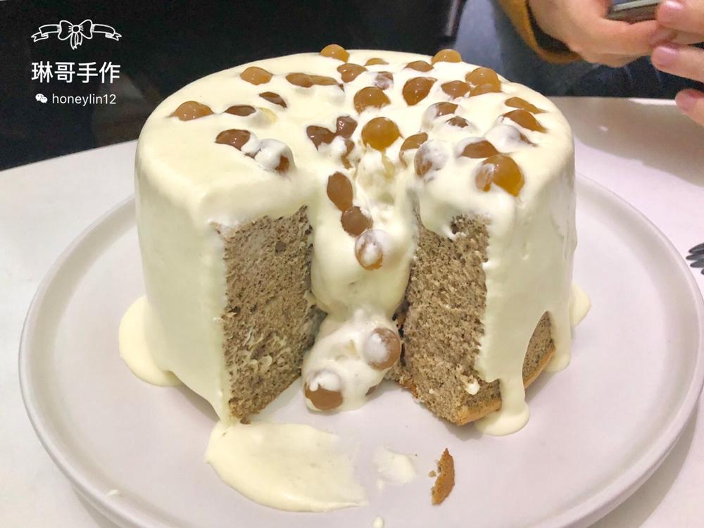 珍珠奶茶雪崩蛋糕【曼食慢语】