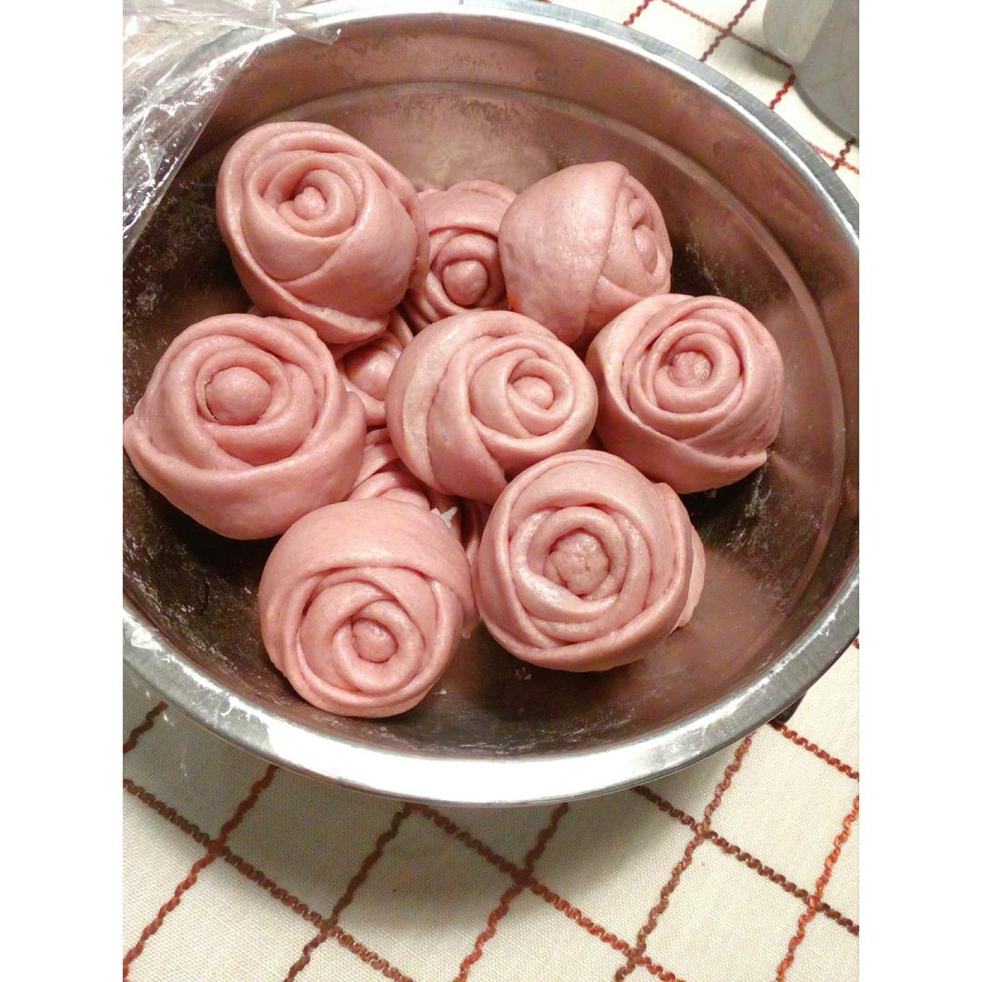 玫瑰花馒头