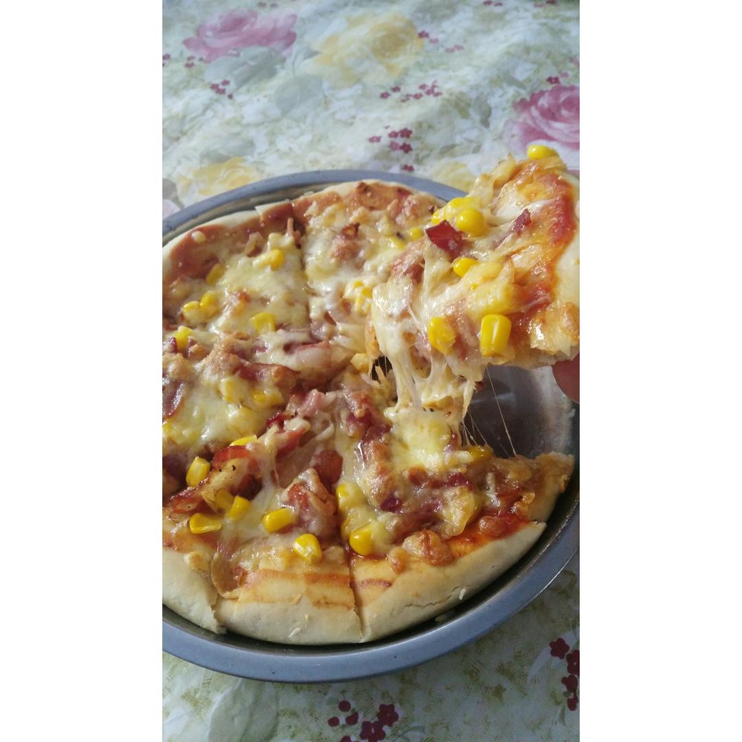 做一张敲好吃的披萨饼底