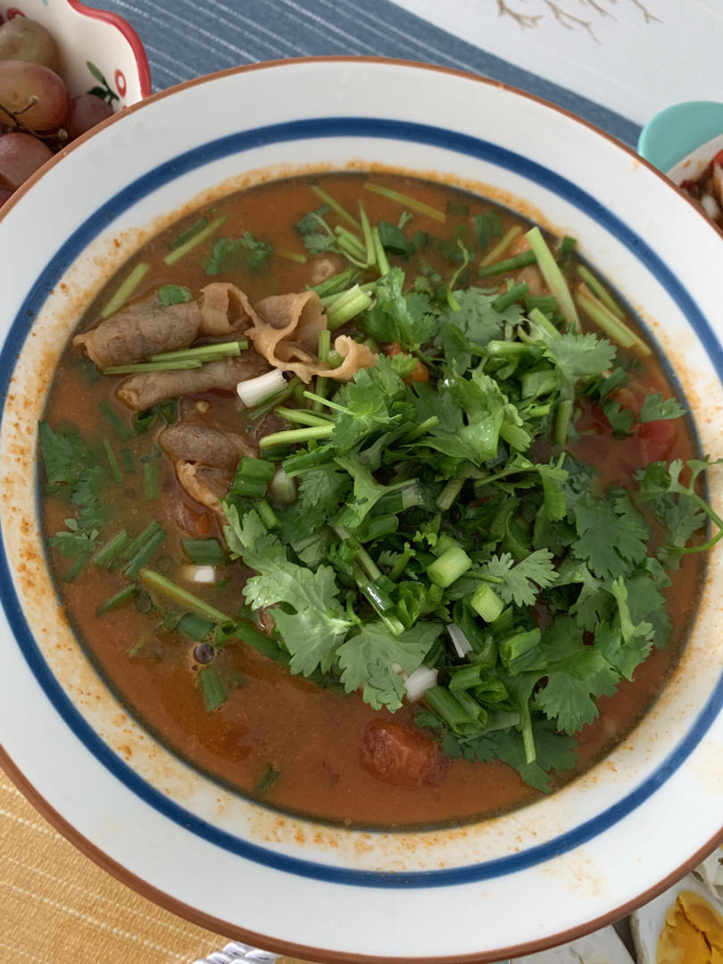 番茄肥牛，特别开胃