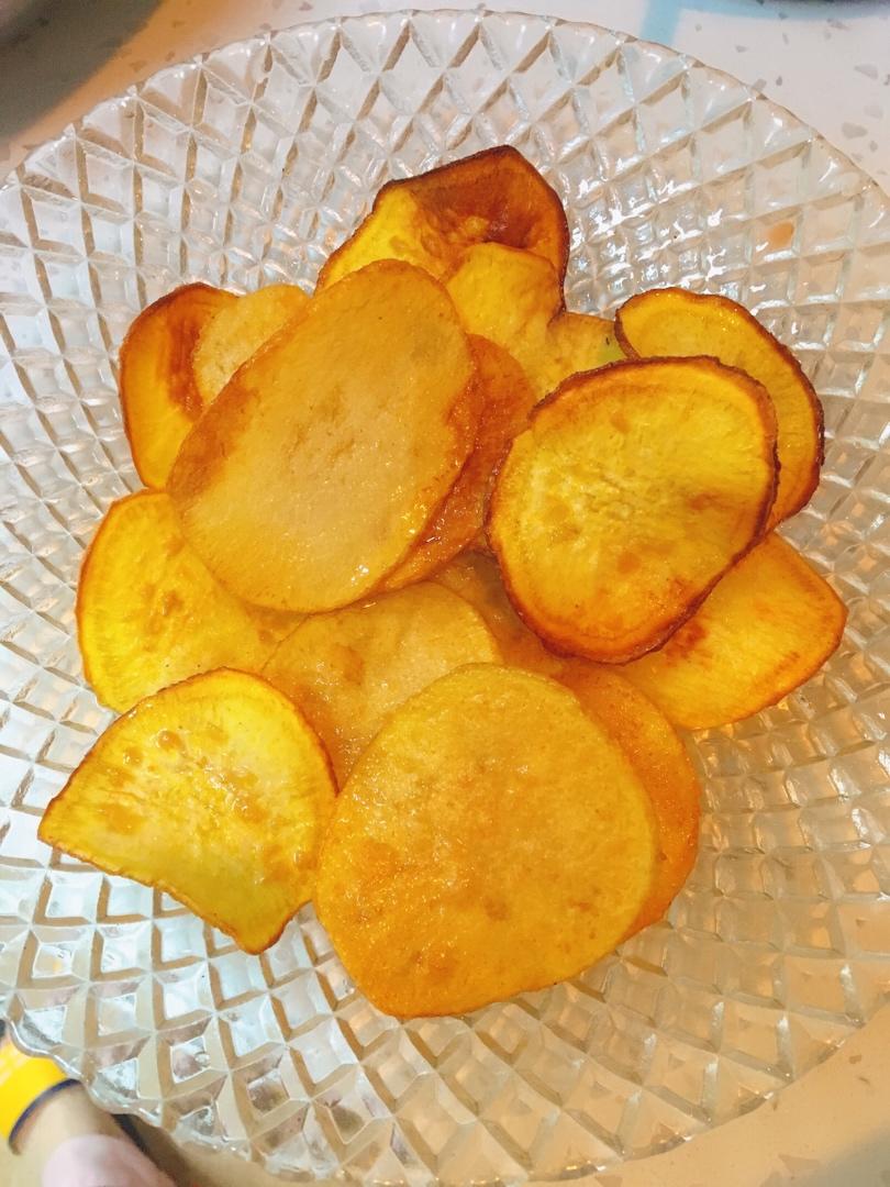 🔥焦香酥脆～自制薯片，嘎嘣脆秒杀膨化薯片