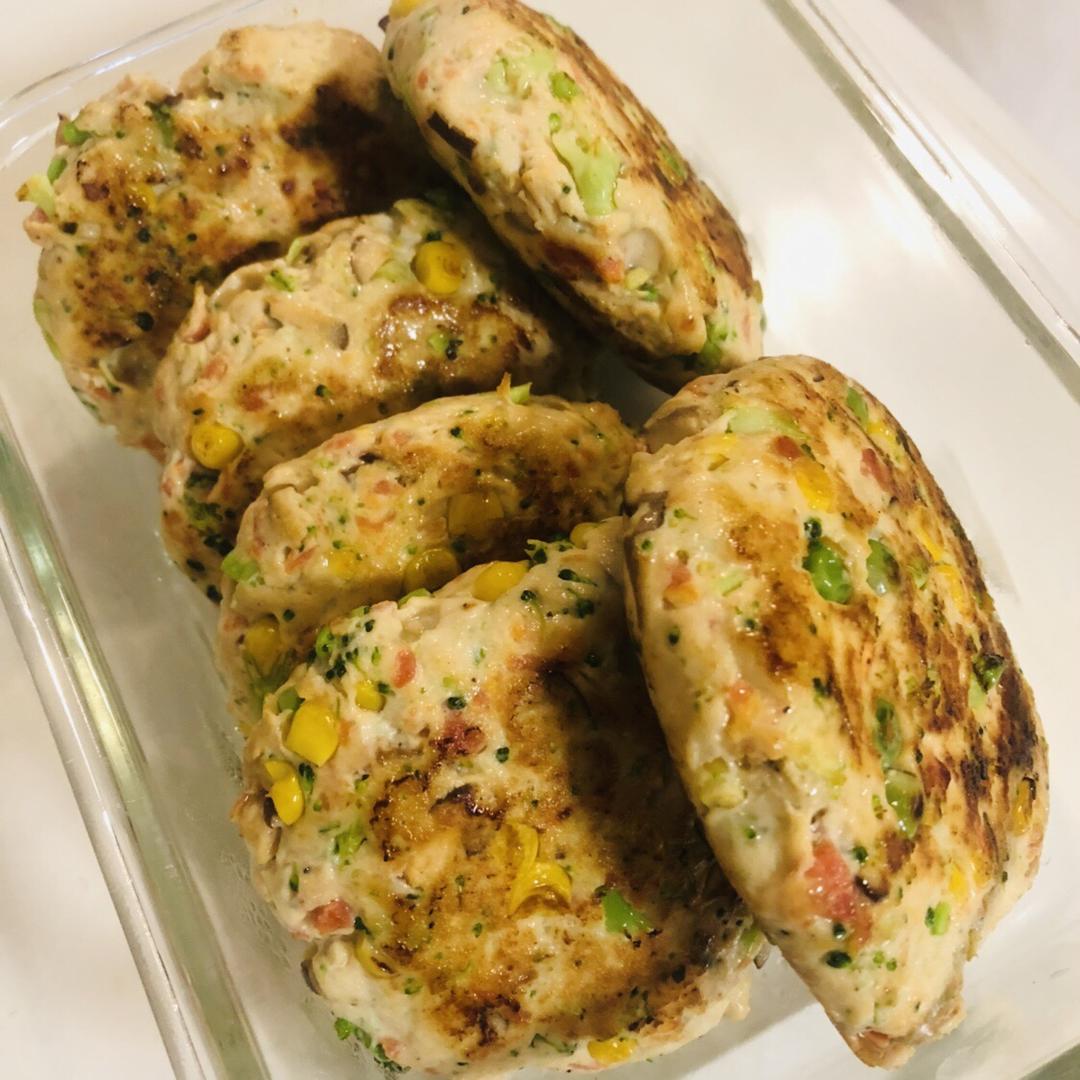 减脂鸡胸肉饼