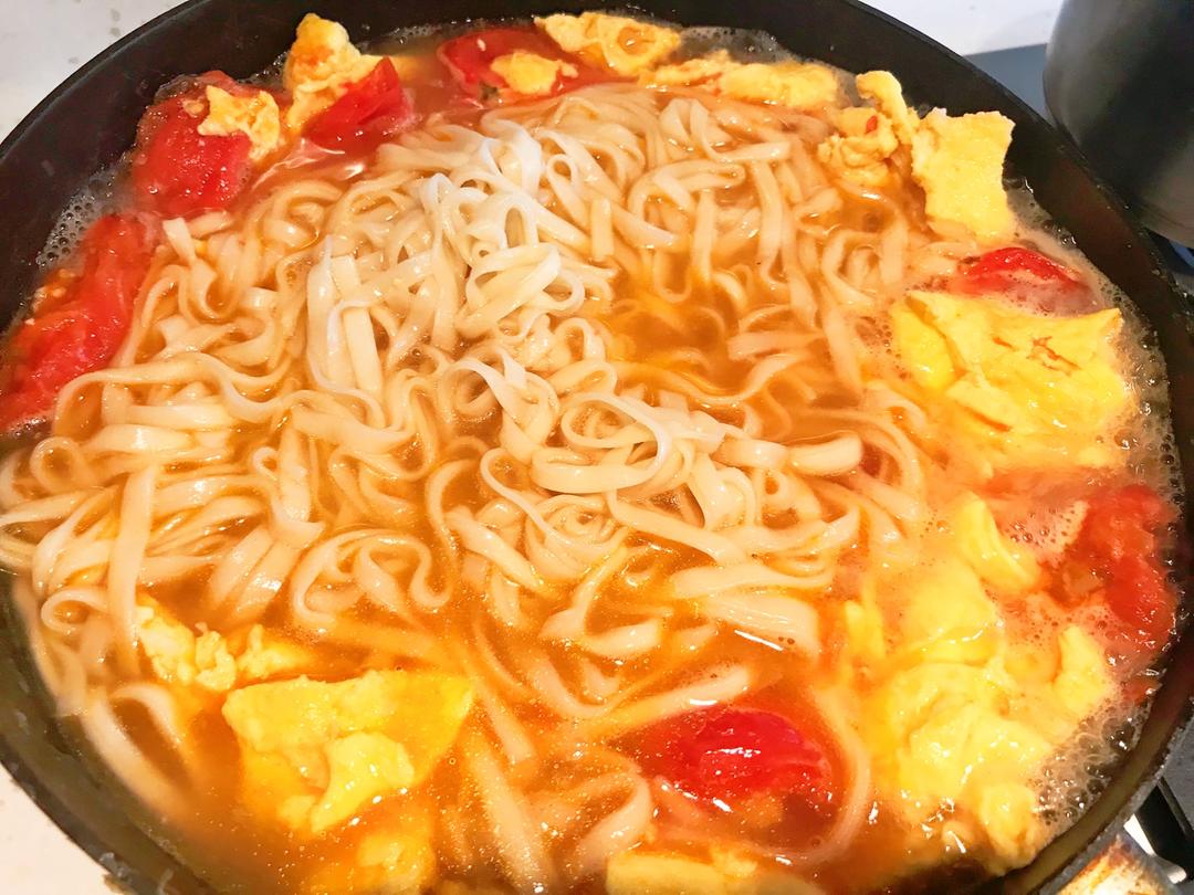 超级入味好吃的番茄鸡蛋面