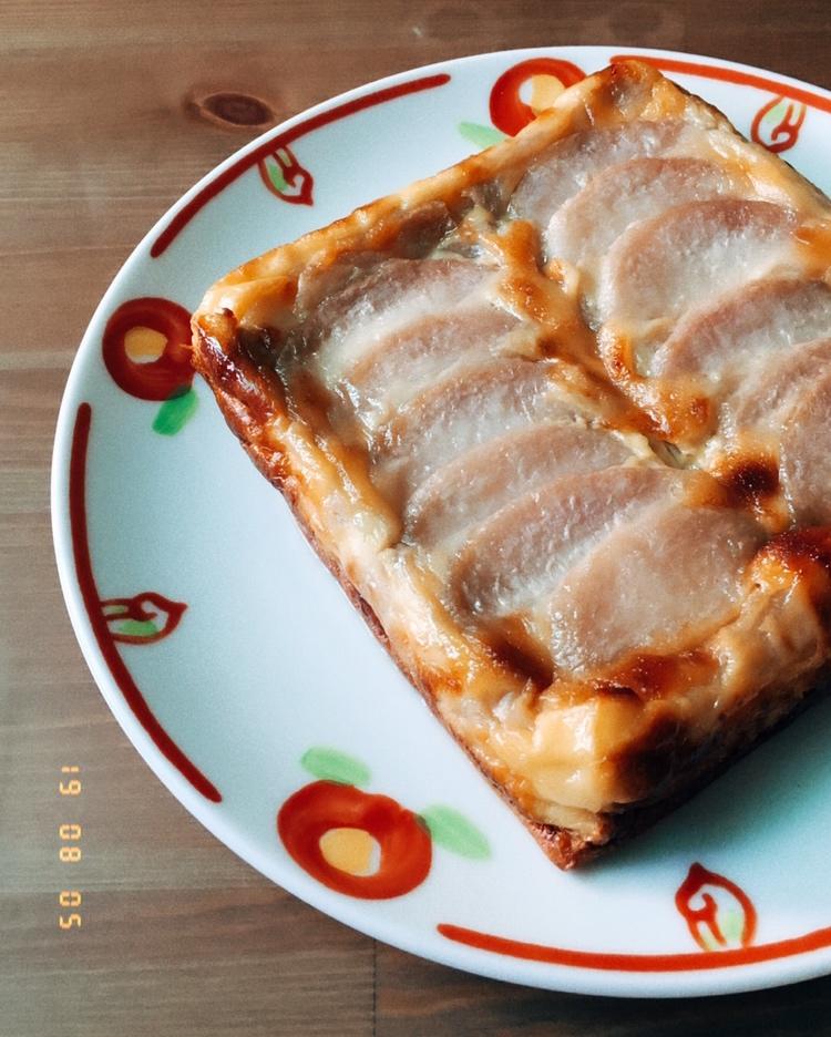 蜜桃杏仁克拉芙缇（蛋奶面糊烤布丁）