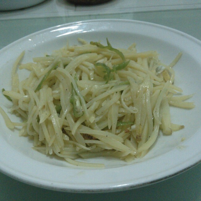 青椒土豆丝