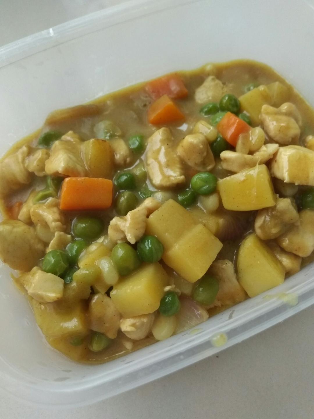 咖喱土豆鸡块