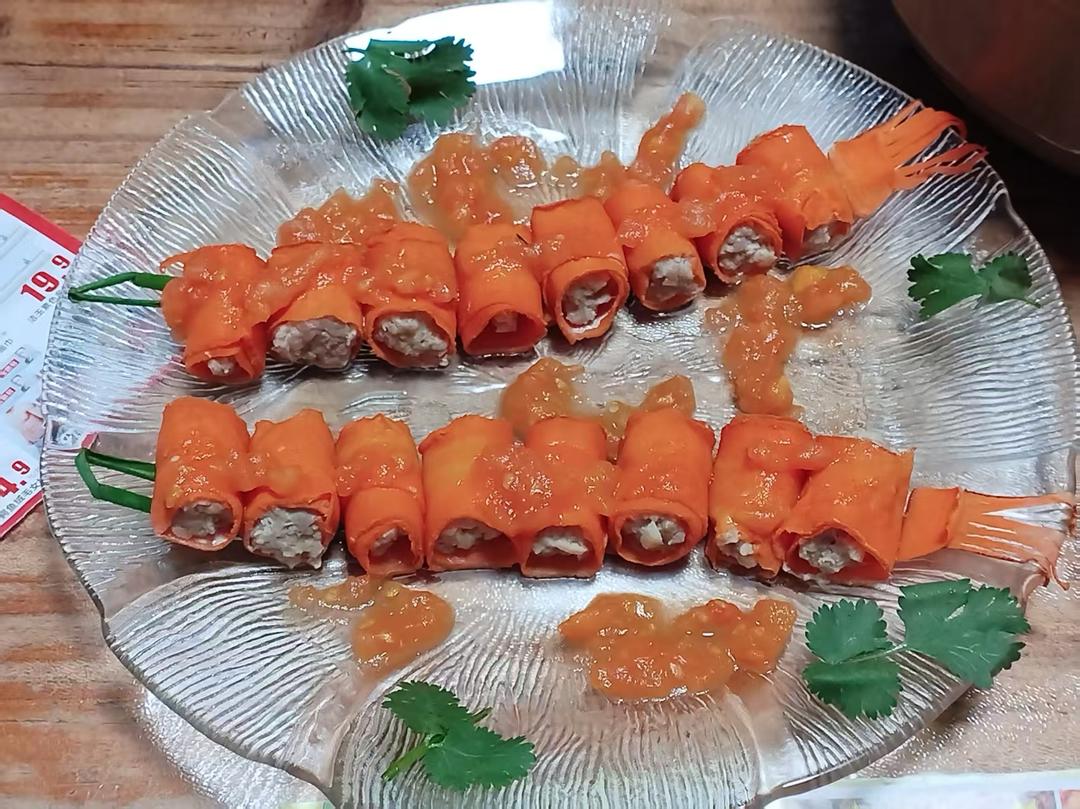 爆竹迎春｜胡萝卜肉卷