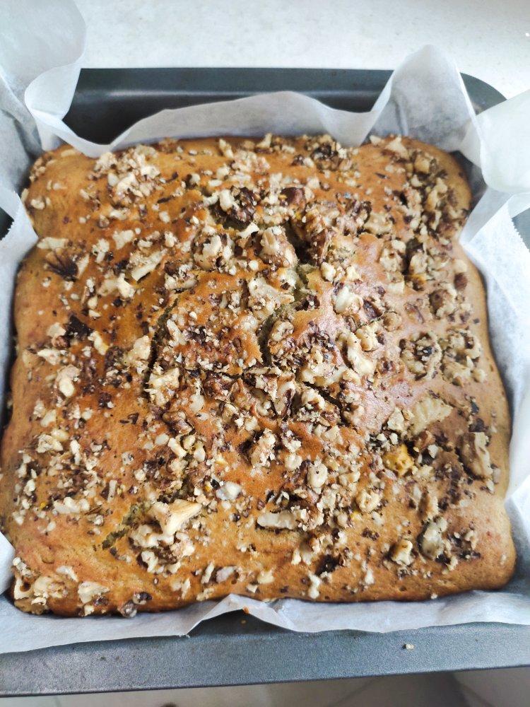 香蕉核桃蛋糕（低油少糖健康版）