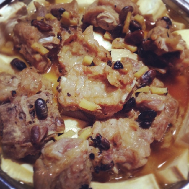 豆腐豆鼔蒸排骨