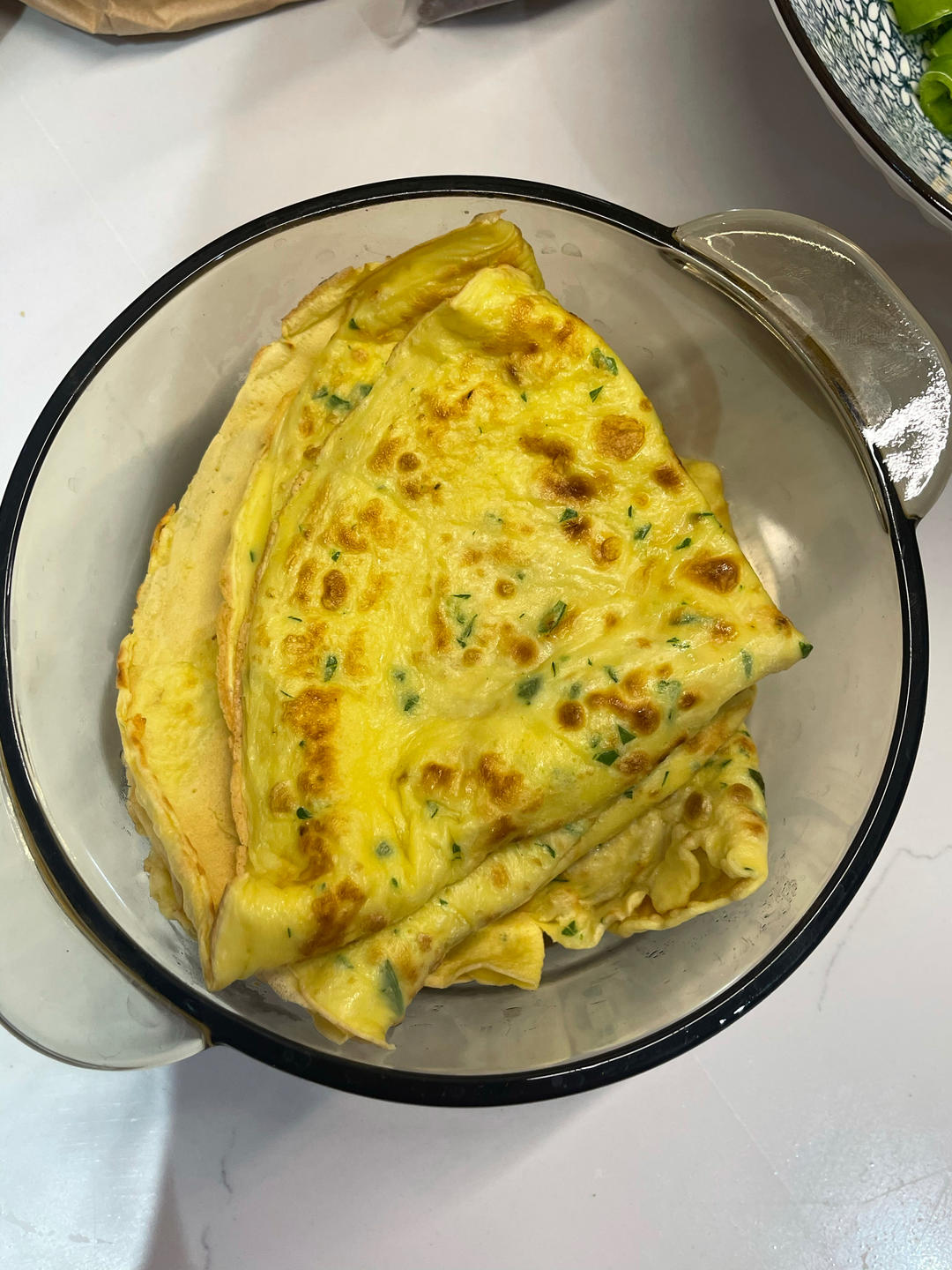 简单快手蔬菜鸡蛋煎饼