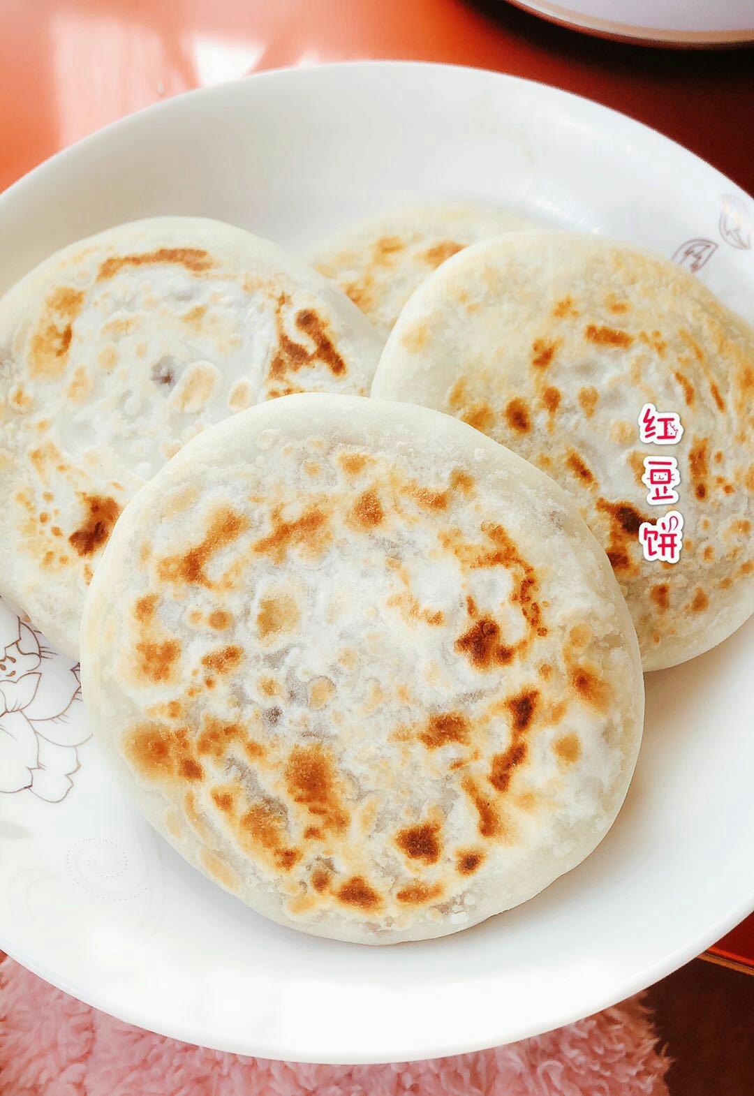 不用烤箱也能做的红豆饼（外酥里香超级好吃）